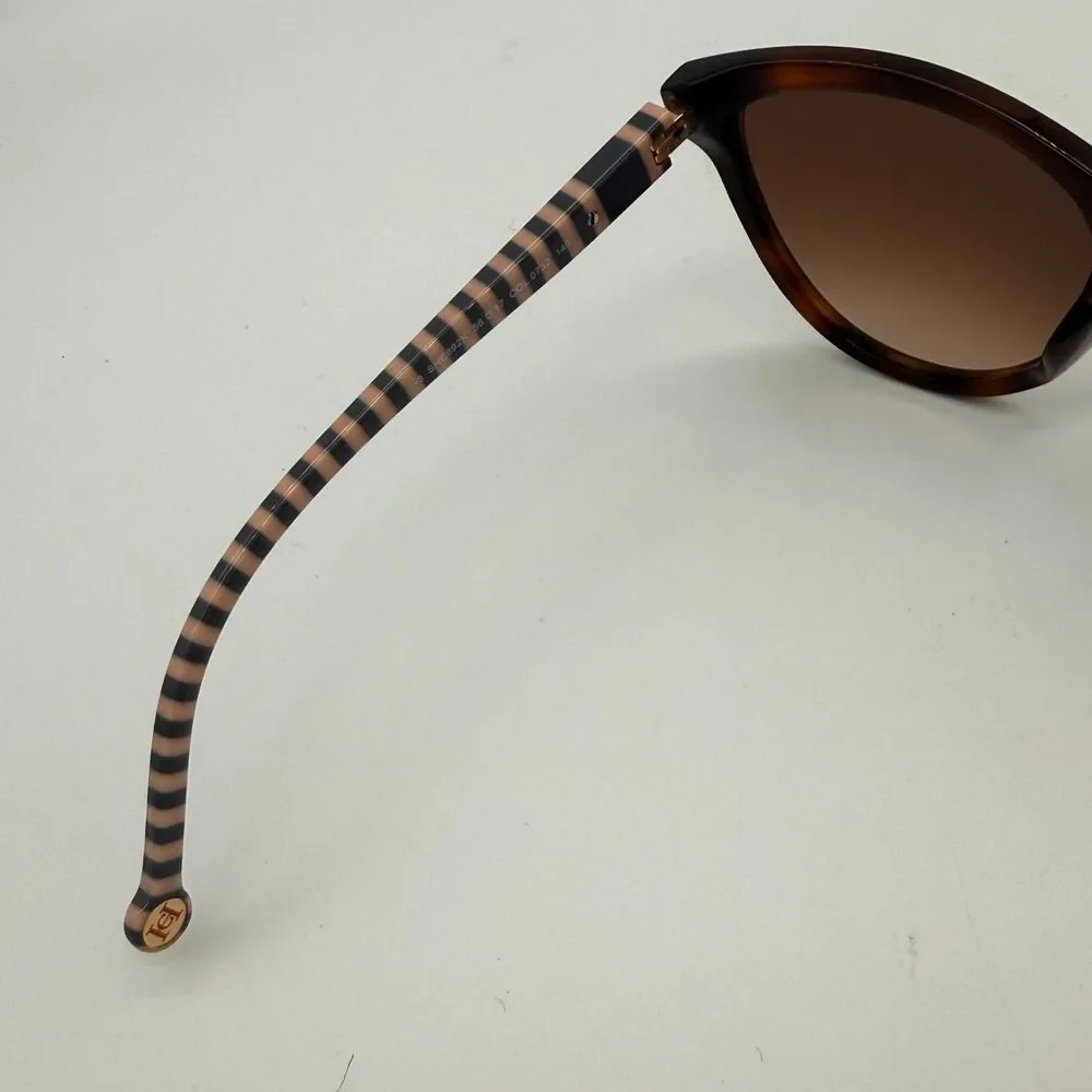 Carolina Herrera Women's Sunglasses, SHE892K Col. 0752 Brown Tortoise, 56-17-140